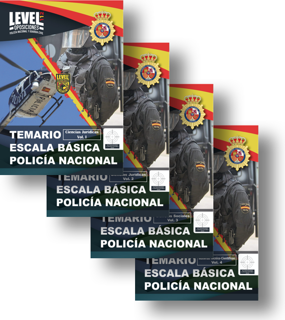 TEMARIO POLICIA NACIONAL 4 VOLUMENES (INCLUYE DOS LIBROS DE PSICOTÉCNICOS)